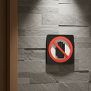 Do Not Touch - Layered 3D Prohibition Sign