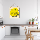 “Alcohol: No Great Story Ever Started with a Salad” Wall Hanging - ICraft asia