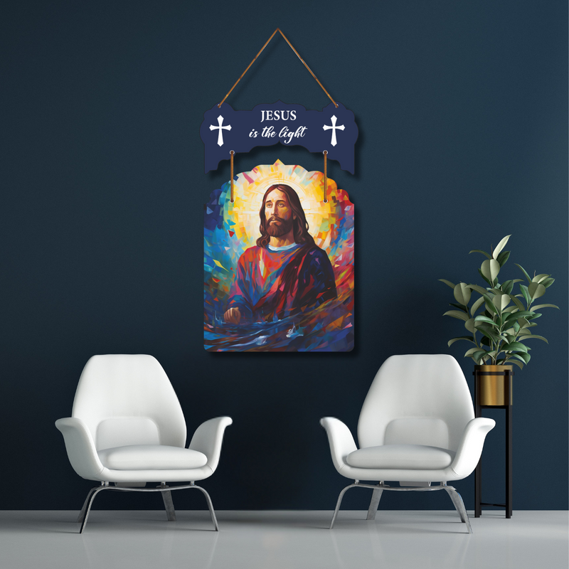 "Jesus In The Light" Wall Hanging