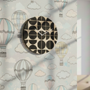 Monoform Birch Clock
