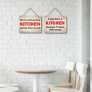 Funny Kitchen Quote Wall Hanging