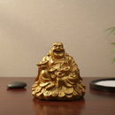 Laughing Golden Buddha Idol