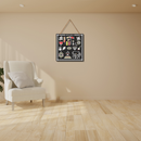 Shree Ram Prasanna – Sacred Hindu Symbols Wall Hanging - ICraft asia