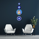 Divine Protection  – Lord Ganesha & Evil Eye Wall Hanging - ICraft asia