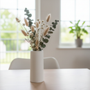 Minimal Ribbed Flower Vase