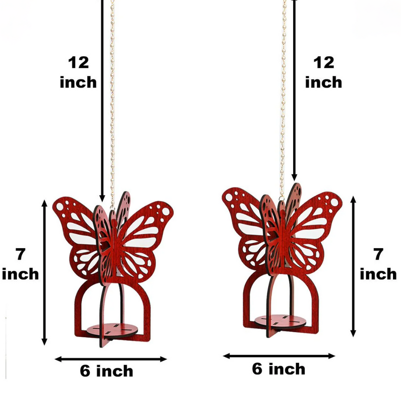 Hanging Butterfly Diya Holder