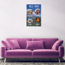 Char Dham Wall Frame - ICraft asia