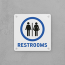Restrooms Sign