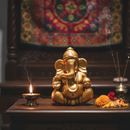 Golden Ganesha Idol