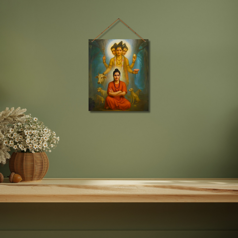 Dattatreya and Swami Samarth Wall Hanging - ICraft asia