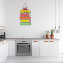 "Class room door sign"  wooden wall hanging - ICraft asia