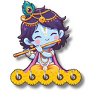 Baby Krishna Wooden Key Holder - ICraft asia