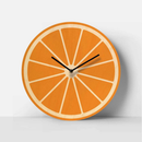 Citrus Pop Birch Clock