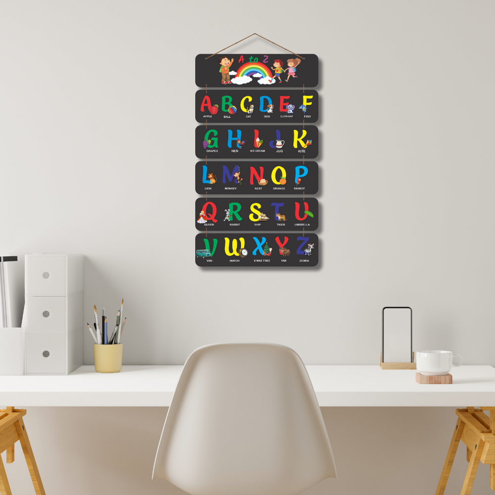 A to Z Alphabet wall hanging