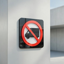 No Heavy Vehicles - Layered 3D Prohibition Sign