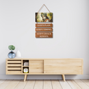 Lord Krishna Inspirational Wooden Wall Hanging – “God’s Plan, Timing & Grace” - ICraft asia