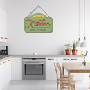 "Mom's Kitchen"  Wooden Wall Hanging - ICraft asia