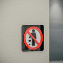 Do Not Litter - Layered 3D Prohibition Sign