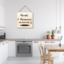 "Meals & Memories Signboard" Wall Hanging - ICraft asia