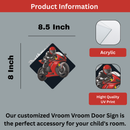 Vroom Vroom - Kids' Room Door Sign