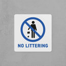 No Littering Sign
