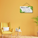 Bathroom Rules Wall Hanging