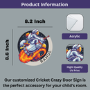 Space Tourist - Kids' Room Door Sign