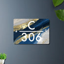 Futura (Modern Abstract) - Contemporary House Number/Name Sign - ICraft asia