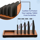 Multi-Device Charging Stand Organizer for Laptop, Tablet, Mobile And Power Bank  All-In-One Charging Station