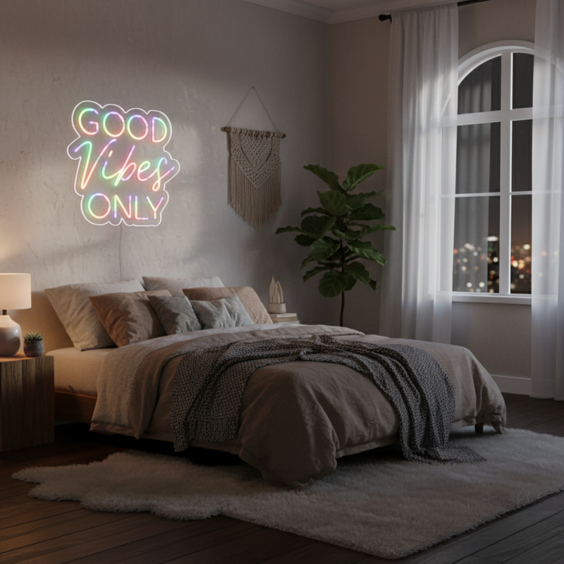 Good Vibes Only Neon Sign