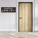 Annapurna Prasanna Wooden Wall Name Plate