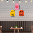 Mom-themed wooden wall hanging