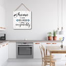 "Home Is Where You Poop Most Comfortably"  Wall Hanging - ICraft asia