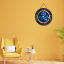 Mystic Blue Ganesha Wall Hanging