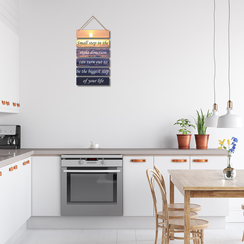 "Small step in the right direction" Wall Hanging