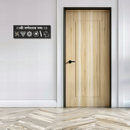 Shri Ganeshaya Namah Wooden Wall Name Plate