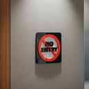 No Entry - Layered 3D Prohibition Sign
