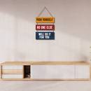 “Push Yourself” Motivational Wooden Wall Hanging - ICraft asia