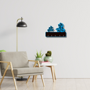 Lord Krishna Flute Wooden Wall Key Holder - ICraft asia