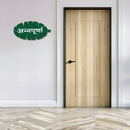 Annapurna Wooden Wall Name Plate