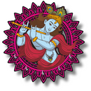 Lord Krishna Wooden Key Holder - ICraft asia