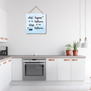 "What happens in the bathroom stays in the bathroom"  Wall Hanging - ICraft asia