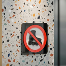 No Skating Allowed - Layered 3D Prohibition Sign