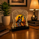 Premium Radha Krishna Acrylic LED Table Lamp