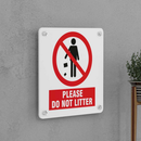Do Not Litter Sign