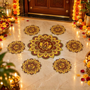 Royal Lotus Diya Rangoli Set