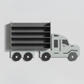 Truck-Shaped Diecast Display Rack for Collectors