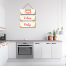 "Good Vibes Only 3 Layer"  Decorative Wall Hanging - ICraft asia