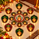 Shubh Swastik Kalash Diya Rangoli Set