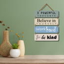 Believe in Yourself, Work Hard, Be Kind Wall Hanging - ICraft asia